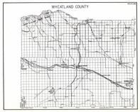 Wheatland County, Barlowton, Winnecook, Shawmut, Hedgesville, Liveing Springs, Oxford, Judith Gap, Wright, Twodot, Selkirk, Montana State Atlas 1950c